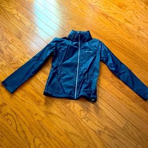 Excellent, never worn Navy Columbia Rain Jacket